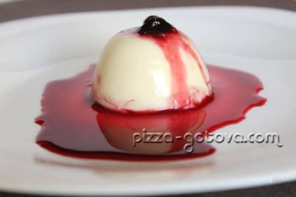 Panna cotta fotó recept, hogyan kell főzni egy panna cotta (szakács) Panna cotta fotó recept, hogyan kell főzni egy panna cotta