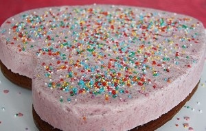 Cake recept formájában szívek (a recept) Sütemény recept formájában szív
