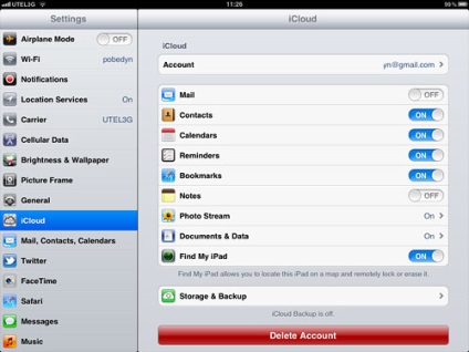 A mentési ipad, kialakítására és helyreállítására egy tartalék ipad - program Apple iPad