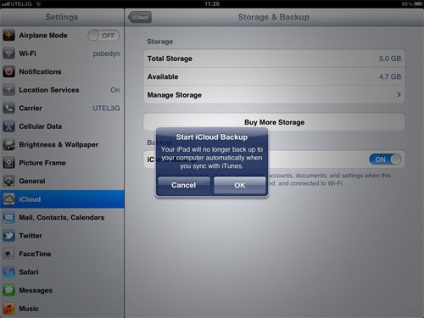 A mentési ipad, kialakítására és helyreállítására egy tartalék ipad - program Apple iPad
