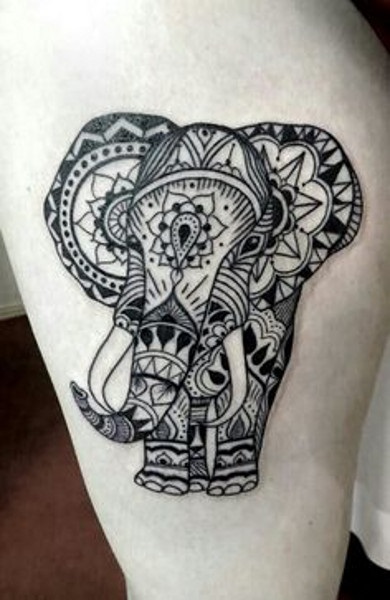 Elefánt Tattoo - érték tetoválás minták és képek