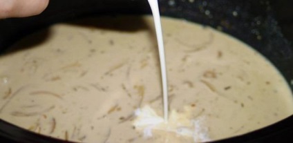Párolt csirke tejszínes mártásban - lépésről lépésre recept fotók