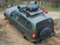 Tuning chevy niva trófea - iszappakolás fél citrom