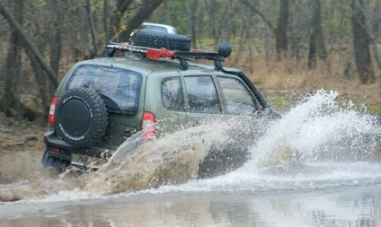 Tuning chevy niva trófea - iszappakolás fél citrom