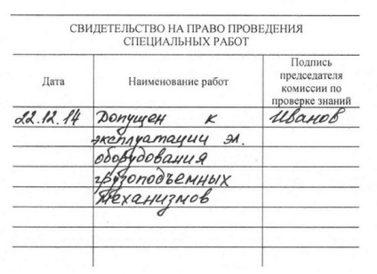 Identity elektromos (licenc) Igazolás az elektromos
