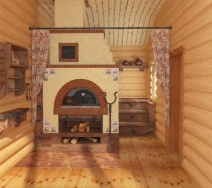 Telepítése a sütőt egy fából készült ház saját kezűleg kandallók és kályhák szerelési szabályok