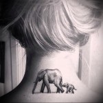 Jelentés tetoválás elefánt - a történelem, ami azt jelenti, fotók