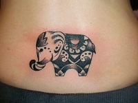 Jelentése tetoválás „elefánt”