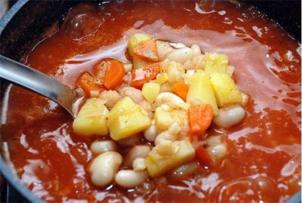 10 inkrementálisan bab leves recept (öt perc teljes főzési) 10 Lépésről lépésre recept bableves