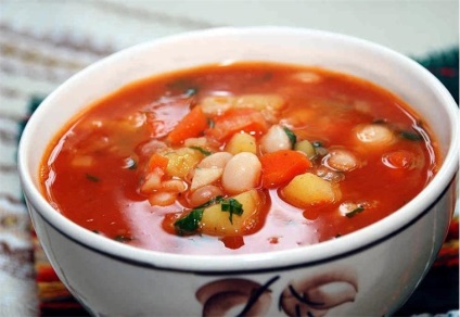 10 inkrementálisan receptek bab leves (leves) 10 Lépésről lépésre recept bableves