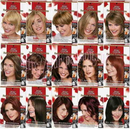 30 hajfestékek és azok paletta - Beauty (hajfestékek Palette) 30 hajfestékek és a paletta - Beauty
