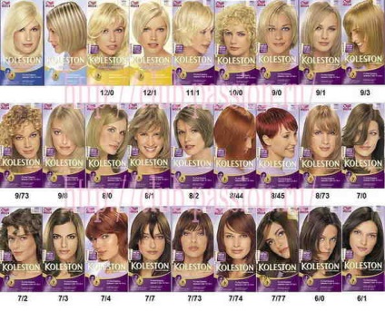 30 hajfestékek és a paletta - Beauty (paletták) 30 hajfestékek és a paletta - Beauty