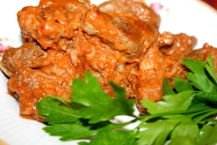 Liver Stroganoff kedvelt receptek lépésről lépésre fotók