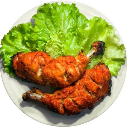 Tandoori csirke (tandoori csirke), videó receptek