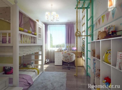Gyermekszobáig Hruscsov - tervezési példák (20 fotó) (Design) Gyermekszobáig Hruscsov - tervezési példák (20 fotó)