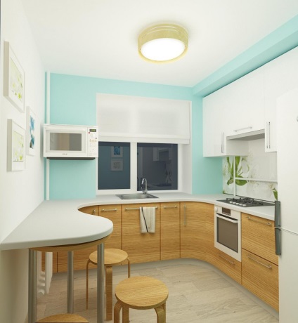 A design egy kis méretű konyha (tervezés) A design egy kis méretű konyha