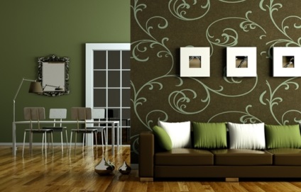 Дизайн шпалер для стін фото приклади обклеювання та оздоблення стін