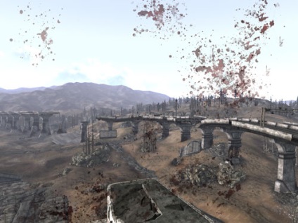 Fallout 3, a folyosón a jel a hátoldalon