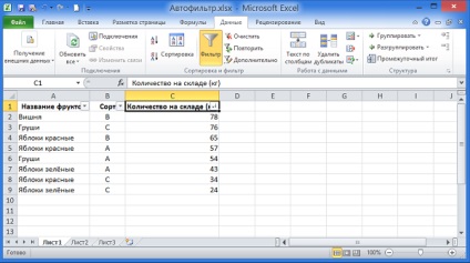 Szűrés adatok tól Z-ig, és fordítva, egy Smart Filter excel 2010