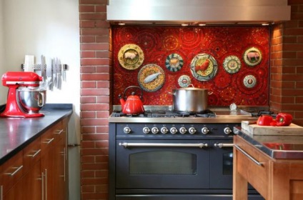 Érdekes ötletek konyha kialakítása fali dekoráció, kézműves kezük