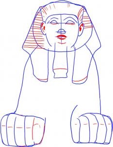 Hogyan kell felhívni egy egyiptomi szfinx - dolgozzon képzeletbeli állatok