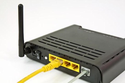 Hogyan kell csatlakoztatni a modemet a router folyamat 2