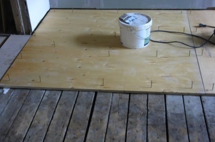Hogyan feküdt csempe, fa és beton padló