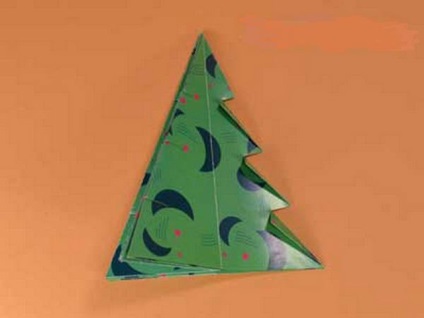 Hogyan készítsünk origami karácsonyfa, egyszerű, bolyhos, moduláris, saját kezűleg