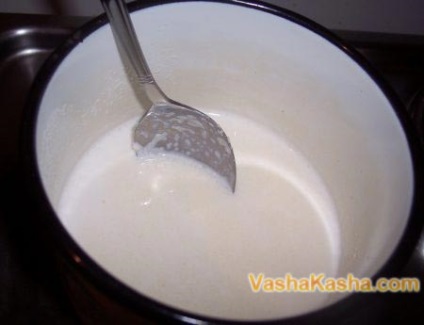 Főzni búzadara egy recept a finom tápláló tej, bébiétel