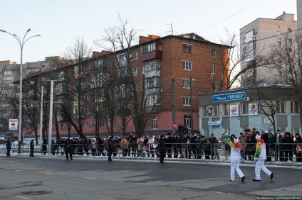 Én egy torchbearer - (Krasnodar voltak a fáklyát hordozói) Voltam torchbearer -
