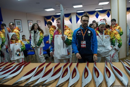 Én egy torchbearer - (Krasnodar voltak a fáklyát hordozói) Voltam torchbearer -