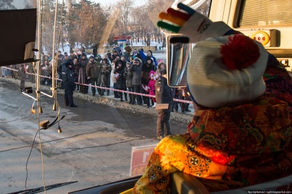 Én egy torchbearer - (Krasnodar voltak a fáklyát hordozói) Voltam torchbearer -