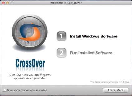 Hogyan fut az alkalmazás ablakokat crossover mac