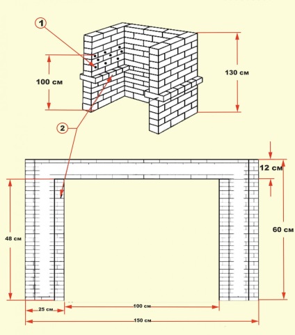Tégla Grill saját kezűleg, hogyan kell felépíteni egy tégla barbecue - részletes utasításokat fotókkal és (build) Tégla Grill saját kezűleg, hogyan kell felépíteni egy tégla barbecue - részletes utasításokat fotókkal és
