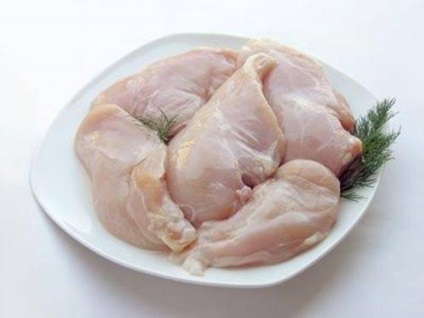 Füstölt csirkemellel és kalóriatartalmú recept