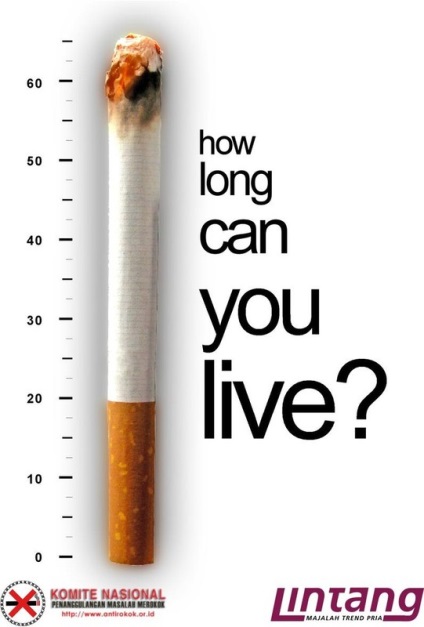Creative Plakátok a dohányzás veszélyeiről (55 fotó)