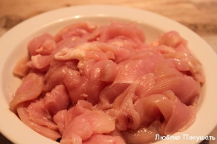 Csirke filé káposzta-lépésre recept fotók (filé) Csirke filé káposzta-lépésre recept fotókkal