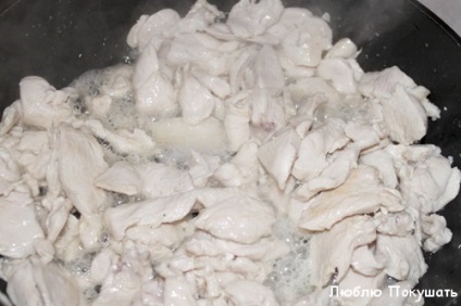Csirke filé káposzta-lépésre recept fotók (filé) Csirke filé káposzta-lépésre recept fotókkal