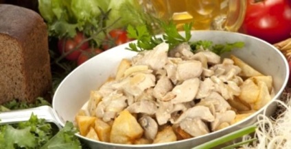 Csirke gombával - tökéletes kombináció (blend) Csirke gombával - a tökéletes kombináció