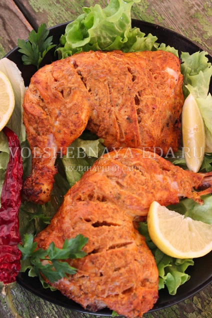Tandoori csirke, a mágikus (főzni csirke tandoori) Tandoori csirke, a mágikus