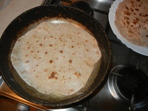 Pita - kaukázusi tortilla recept egy fotó