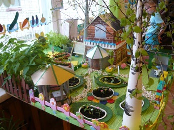 Master-osztályú design kert az ablak az óvodában „dacha a Romashkovo” (Romashkovo) Master-osztályú design kert az ablak az óvodában „dacha a Romashkovo”