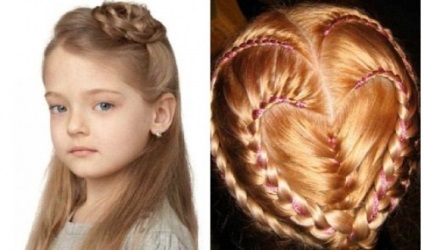 Divatos fonat különböző haj hossza a fiatal nők és lányok