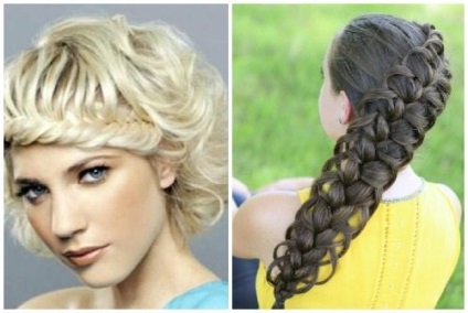 Divatos fonat különböző haj hossza a fiatal nők és lányok