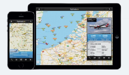 Online repülőgép radar flightradar24