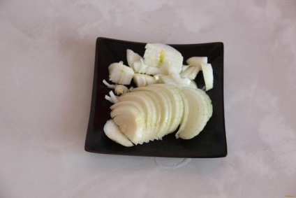Főtt burgonya hagymával recept fotó (főtt) Főtt burgonya hagymával recept egy fotó