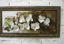 Panelek foamirana fotók virágok, a mester osztályt a saját kezét, virágmintás