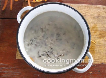Pilaf sertés - főzés a férfiak (pilaf recept) Pilaf sertés - főzés a férfiak