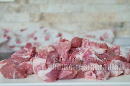 Pilaf sertéshús recept fotókkal lépésről lépésre a serpenyőben