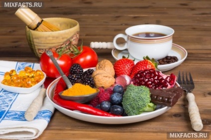 Termékek nagyszámú antioxidánsok (termék) Élelmiszerek magas antioxidáns